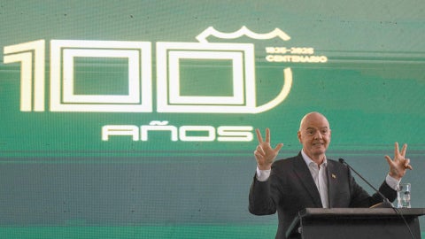 Gianni Infantino presidente de la FIFA y su compromiso con la FBF en su centenario - Foto: EFE