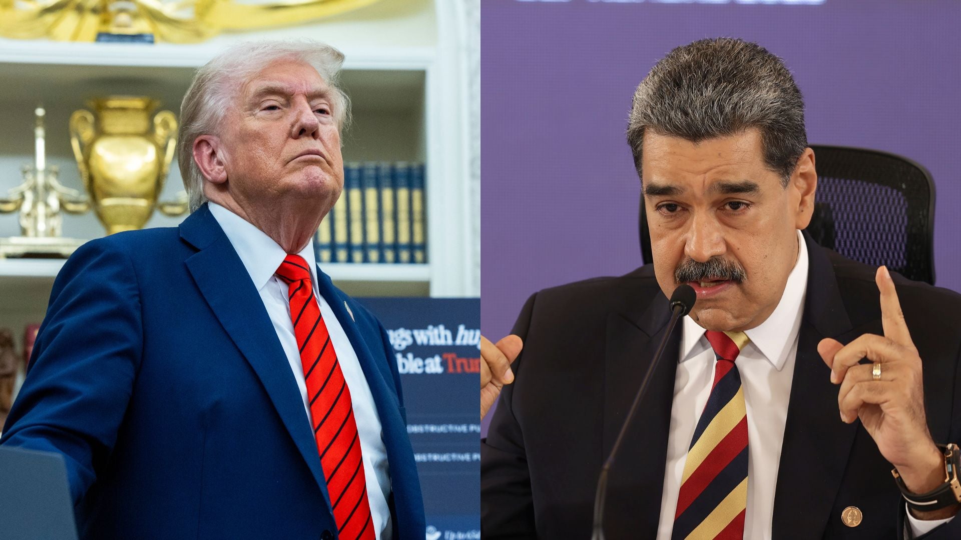 Donald Trump y Nicolás Maduro | Foto EFE