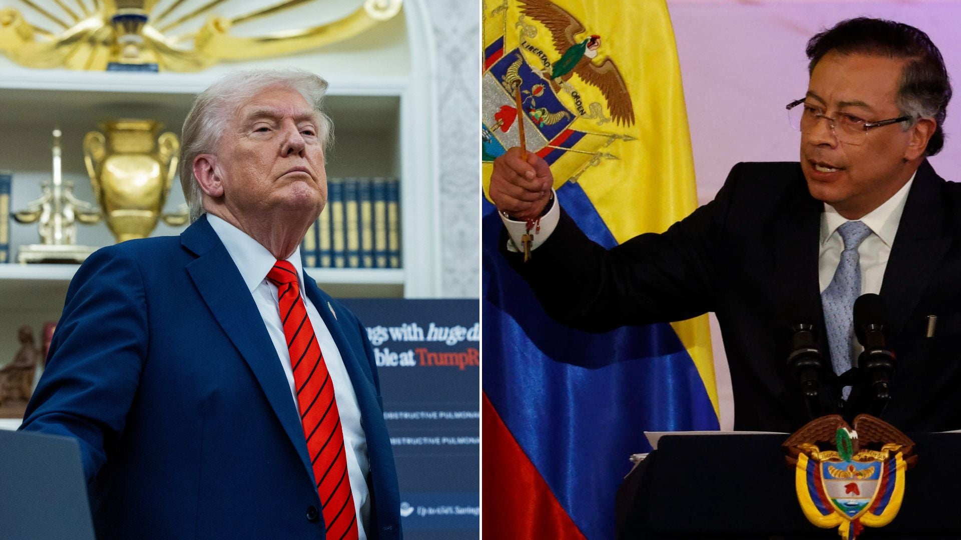 Petro arremete contra Trump | Foto EFE Petro arremete contra Trump | Foto EFE