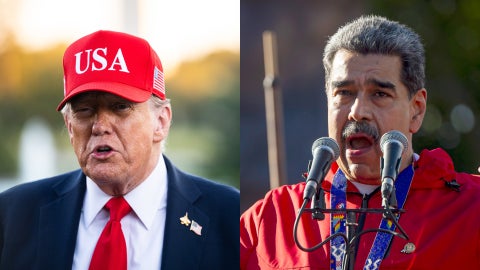 Donald Trump y Nicolás Maduro | Foto: EFE