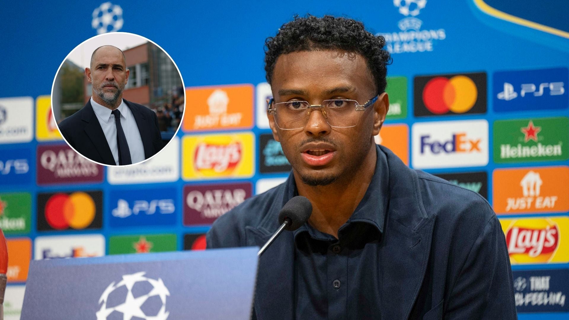 El técnico de la Juve, Igor Tudor al colombiano Juan David Cabal - Fotos: EFE