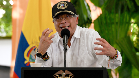 Gustavo Petro, presidente de Colombia (AFP)