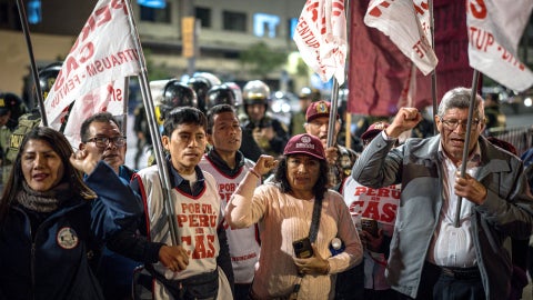 Protestas Perú | Foto: EFE