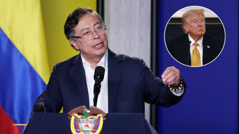 Gustavo Petro cuestiona acciones de Donald Trump - Fotos: EFE