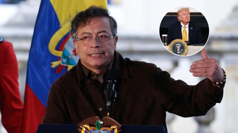 Gustavo Petro responde nuevamente a Donald Trump - Fotos: EFE