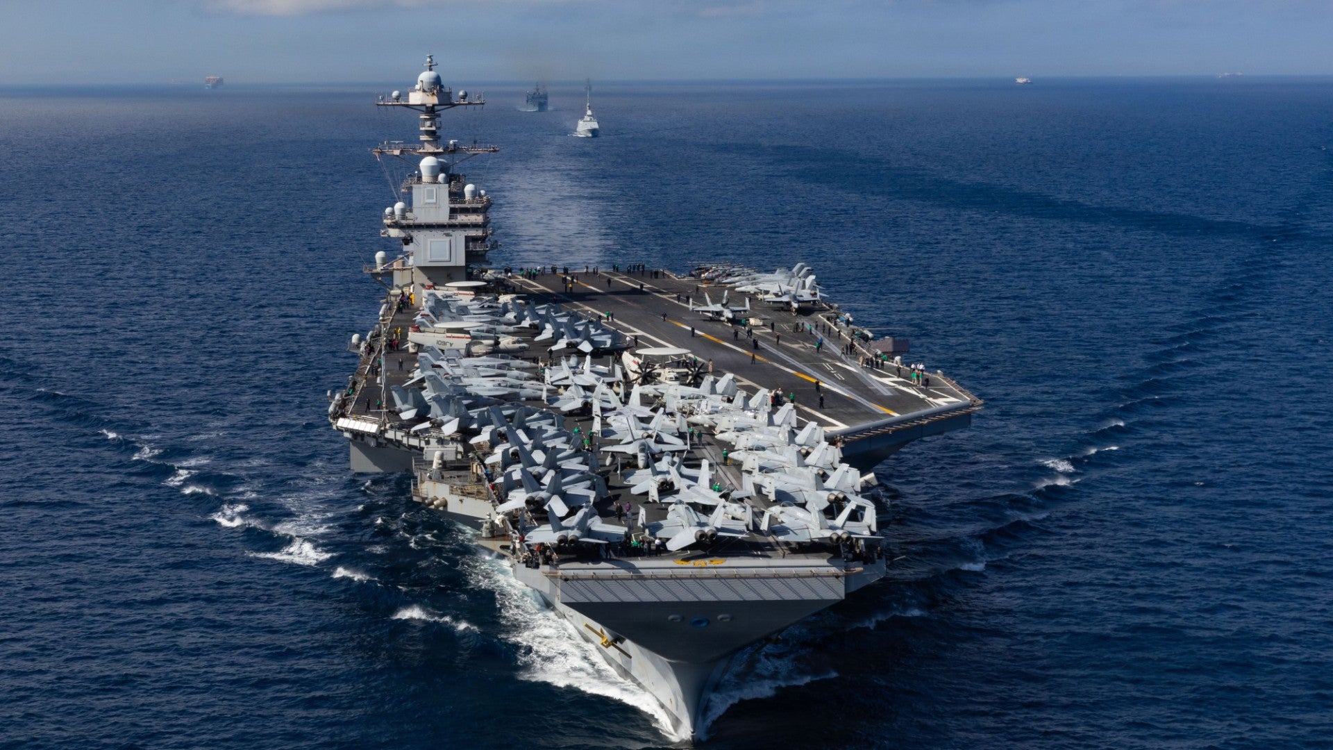 Portaaviones USS Gerald R. Ford | Foto: EFE