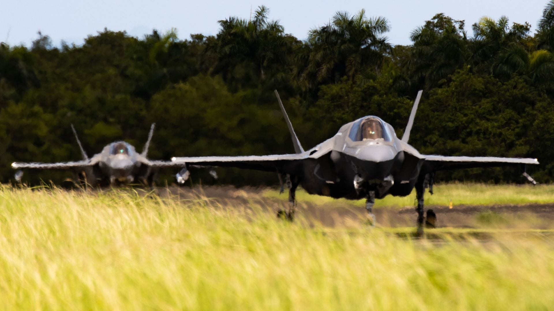 Aviones F-35B Lightning II del Cuerpo de Marines de EE. UU. en Puerto Rico-Foto: Comando Sur de Estados Unidos Aviones F-35B Lightning II del Cuerpo de Marines de EE. UU. en Puerto Rico-Foto: Comando Sur de Estados Unidos