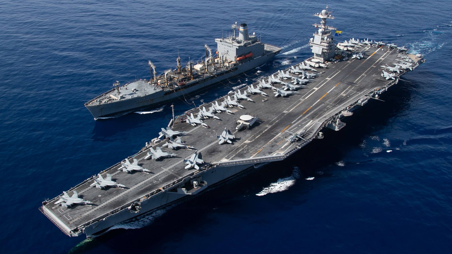 USS. Gerald. R. Ford - Foto AFP