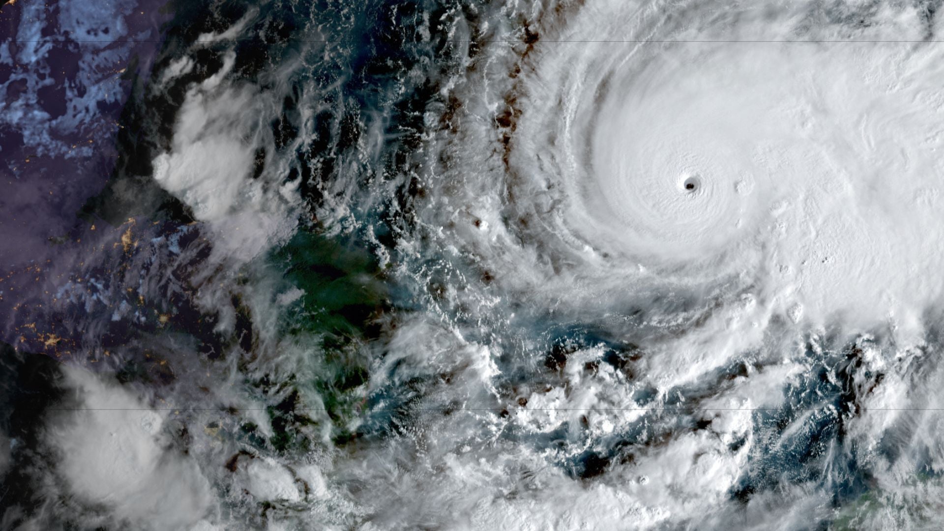 Imagen dese el espacio del huracán Melissa - Foto AFP