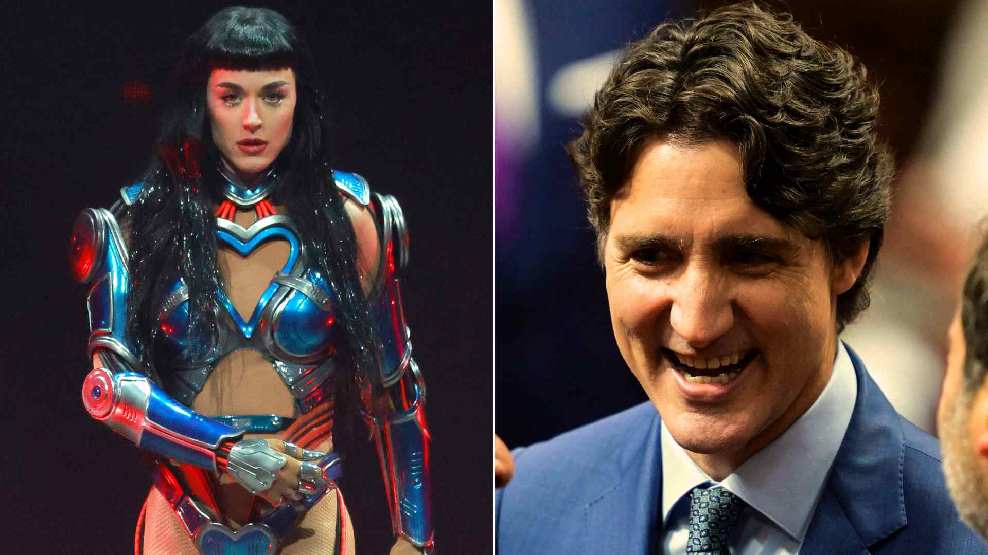 Katy Perry y Justin Trudeau - AFP