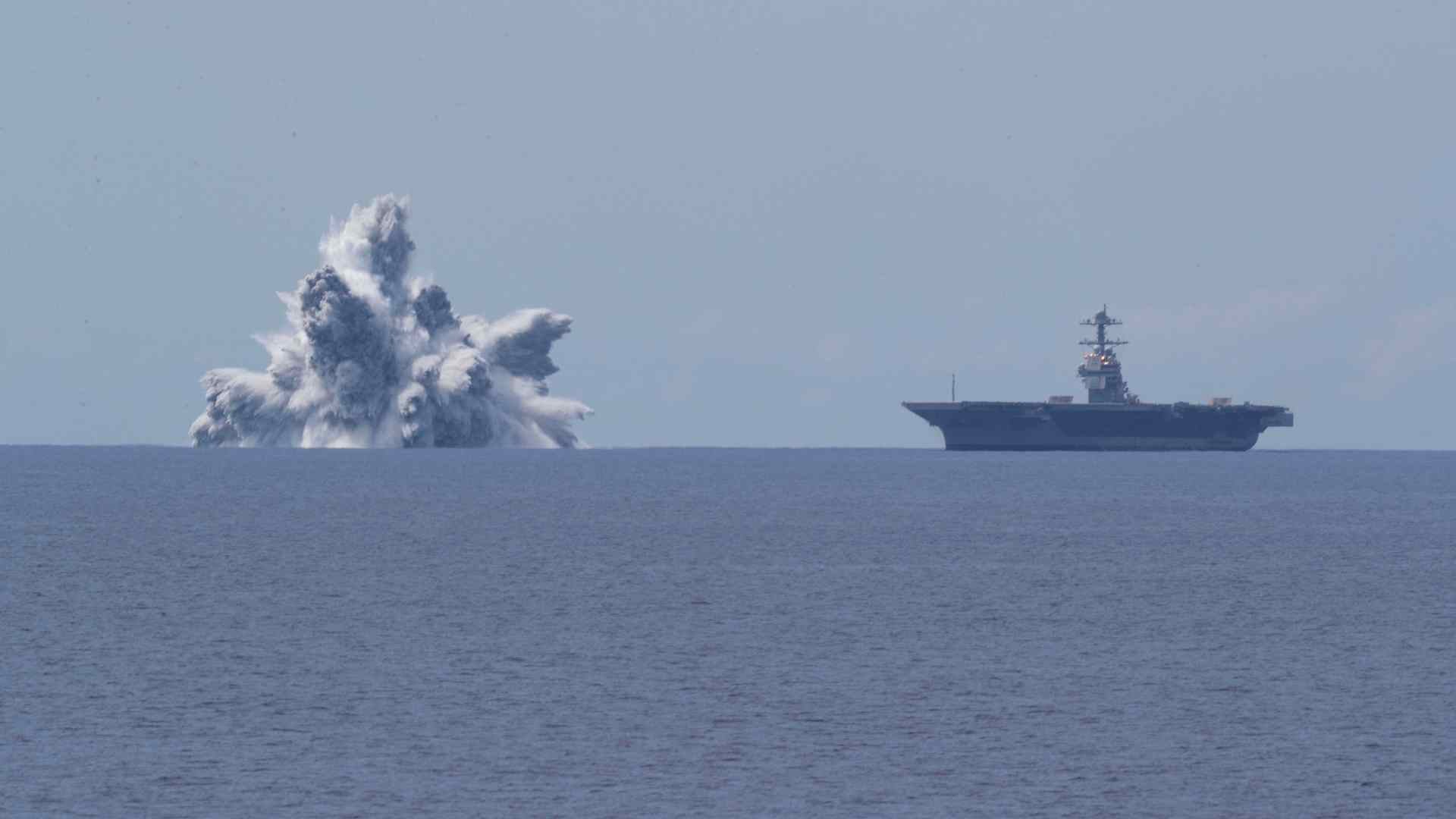 Portaaviones USS Gerald R. Ford - AFP