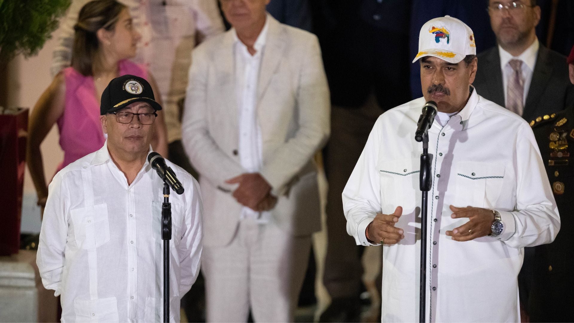Gustavo Petro y Nicolás Maduro (EFE)