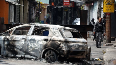Operativo policial en Río de Janeiro | Foto: EFE