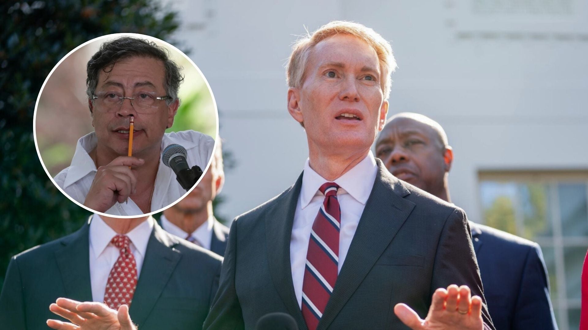 Gustavo Petro y James Lankford | Foto EFE