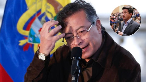 Gustavo Petro y Diego Molano - Fotos: EFE