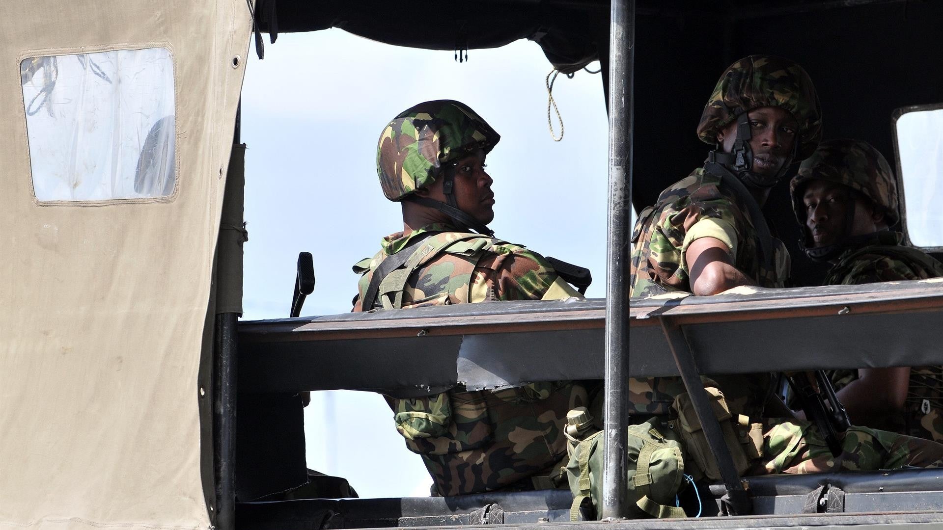 Soldados de Trinidad y Tobago (EFE)