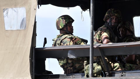 Soldados de Trinidad y Tobago (EFE)