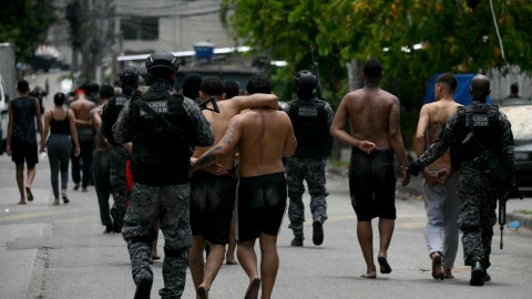 Operativo policial en Río de Janeiro (AFP)