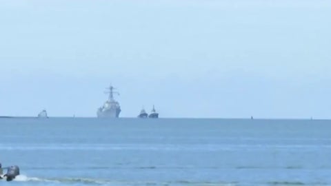 Buques estadounidenses / FOTO: captura de pantalla
