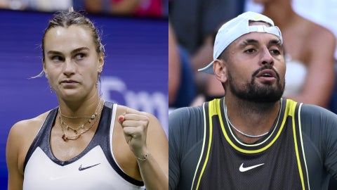 Aryna Sabalenka y Nick Kyrgios | Foto: EFe