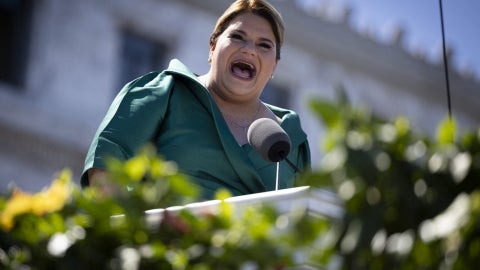 La gobernadora de Puerto Rico, Jennifer González. (AFP)