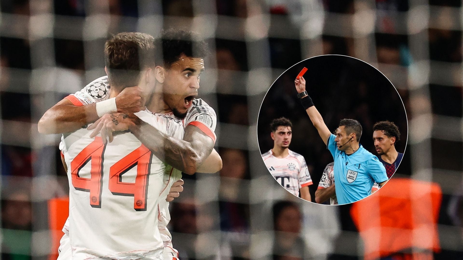 Luis Díaz - Bayern Múnich vs PSG - Fotos AFP