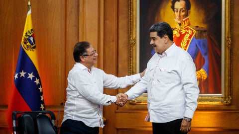 Gustavo Petro y Nicolás Maduro - EFE