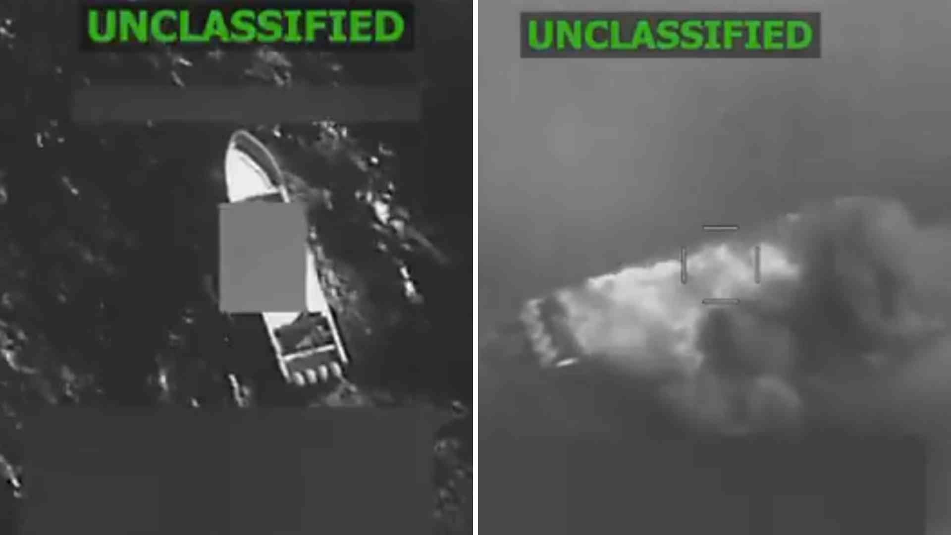 Ataque de Estados Unidos - Captura de video Ataque de Estados Unidos - Captura de video