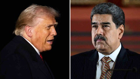 Donald Trump y Nicolás Maduro - EFE