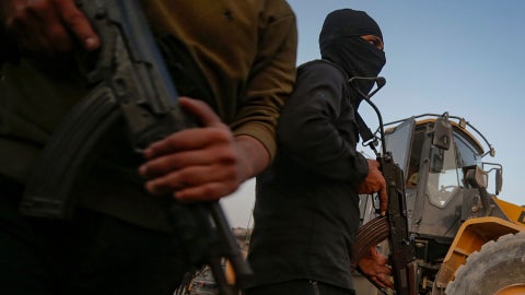 Brigadas Al-Qassam, brazo armado del movimiento Hamás - Foto EFE