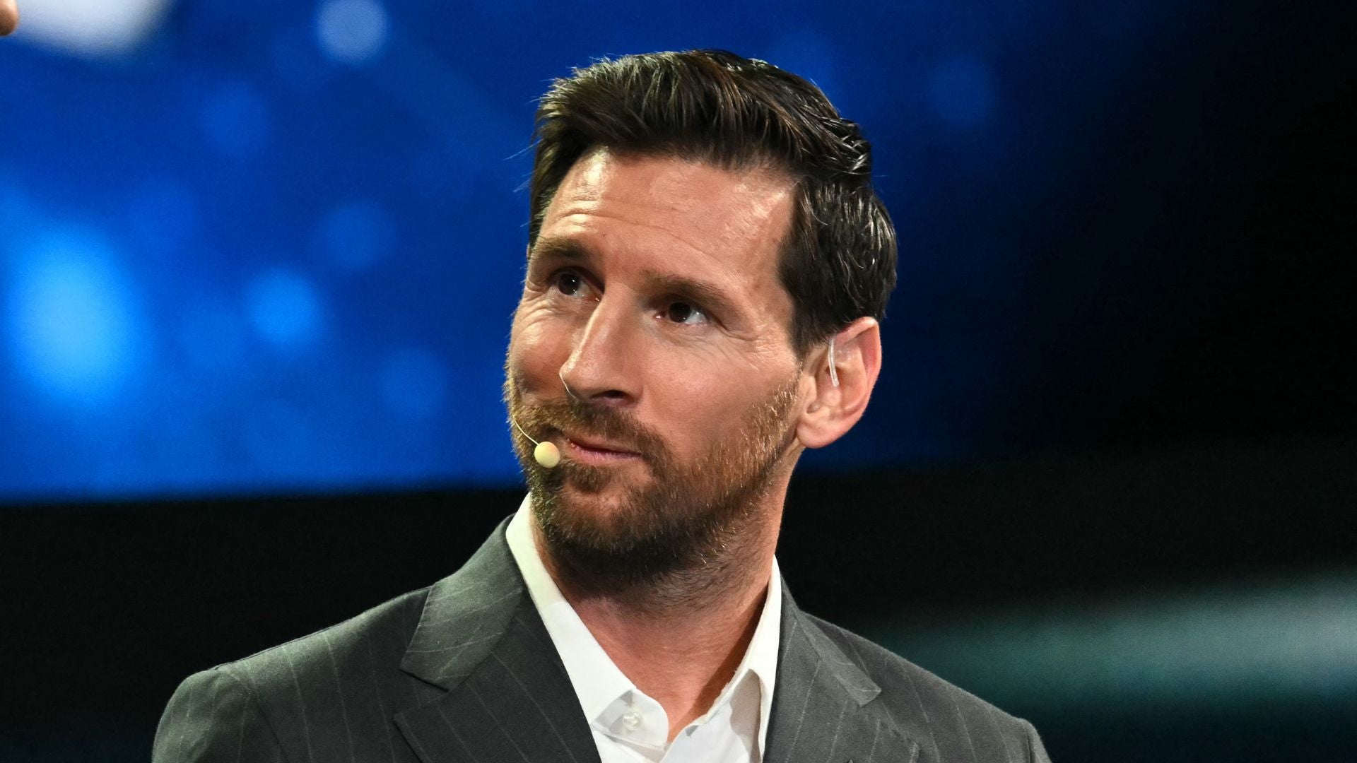Lionel Messi en el American Business Forum - Foto AFP