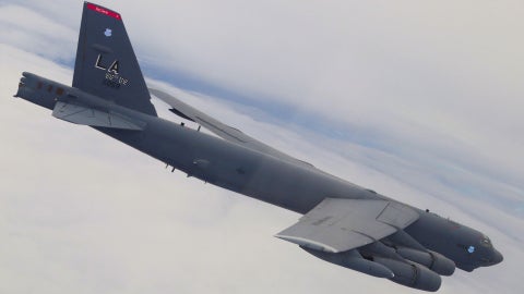 Bombardero estadounidense B-52 - Foto AFP
