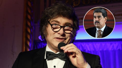 Javier Milei y Nicolás Maduro | Foto EFE