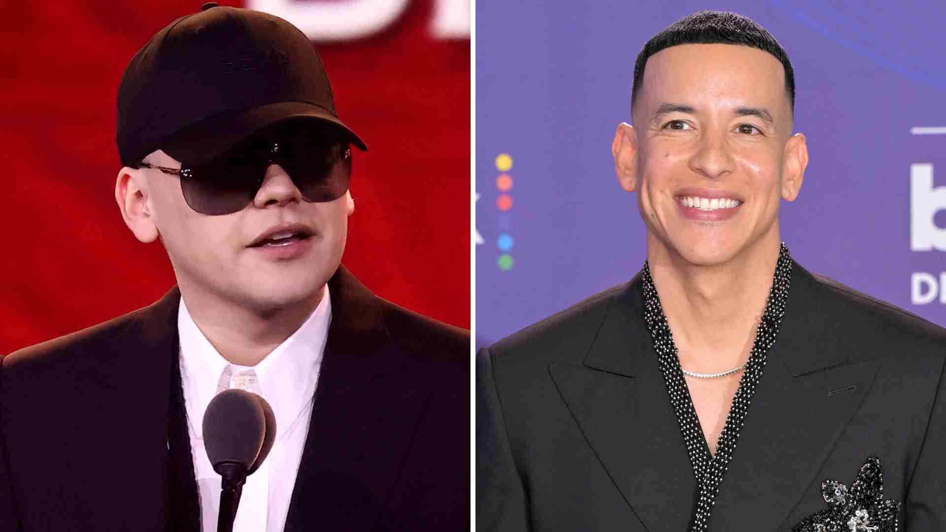 El productor argentino Bizarrap y el cantante puertorriqueño Daddy Yankee - AFP