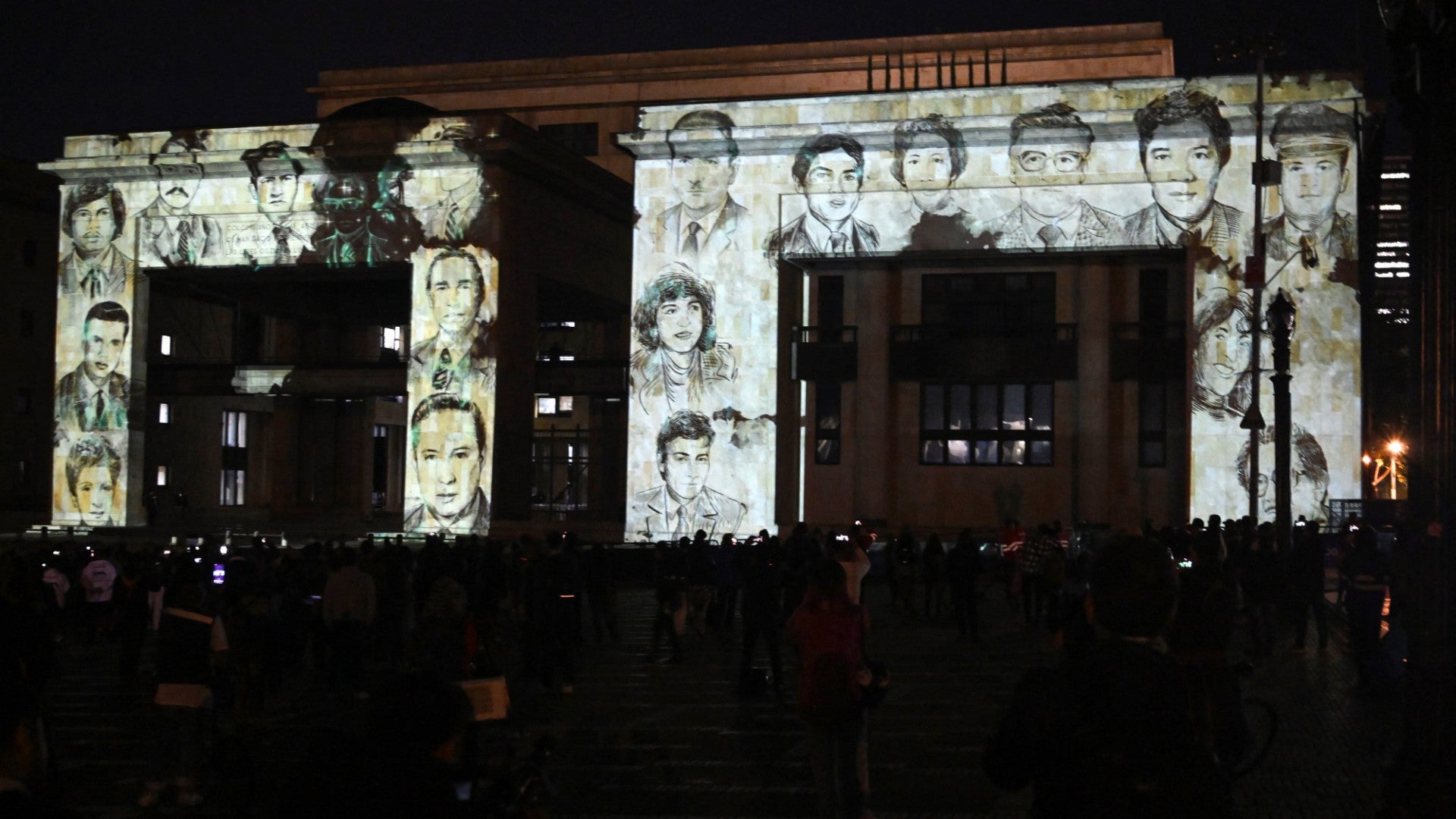 Conmemoración al 40 aniversario de la toma del Palacio de Justicia | Foto: AFP