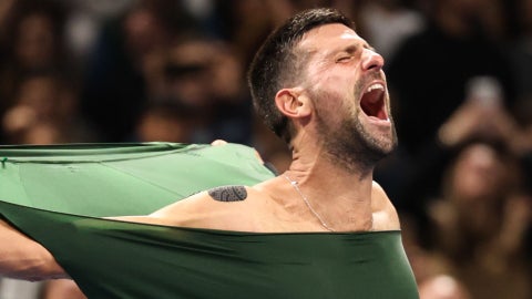 Novak Djokovic celebra su título en el ATP 250 de Atenas - Foto EFE