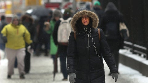 Potente frente polar que congela el centro y este de Estados Unidos - Foto AFP