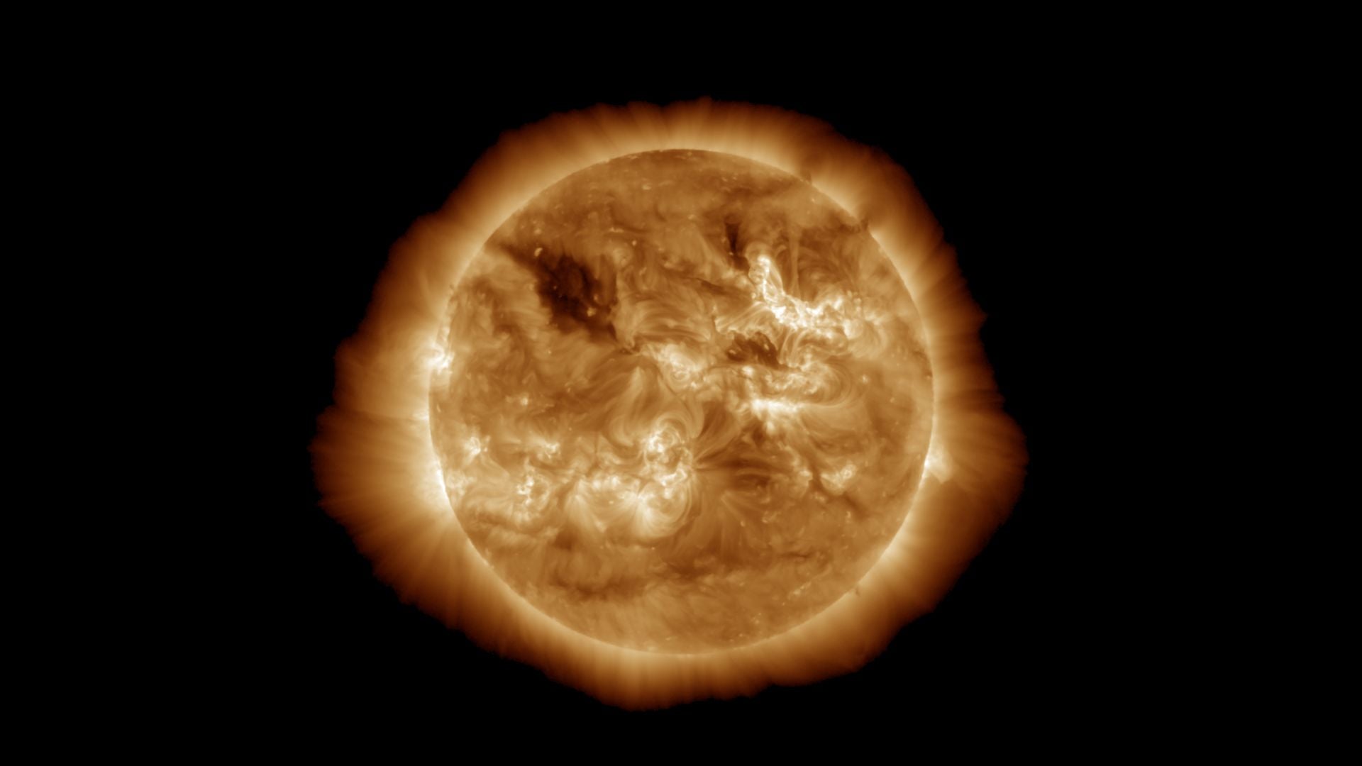 Este 11 de nobiembre de 2025 se registró una llamarada solar X5.1 - Foto NOAA