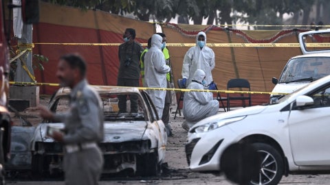 Ataque suicida en Pakistán | Foto: AFP