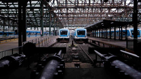 Trenes en Argentina - AFP
