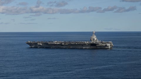 USS Gerald R. Ford (AFP)