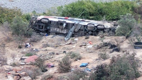 Accidente en Perú. (Ministerio Público de Perú)