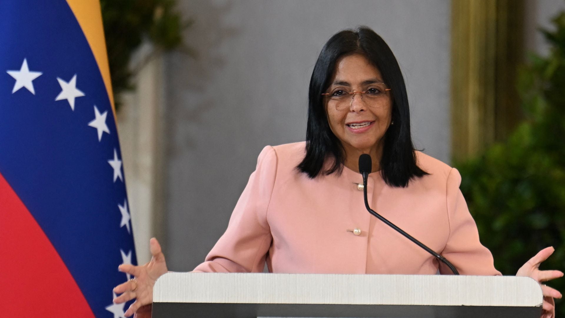 Delcy Rodríguez vicepresidenta de Venezuela - Foto: AFP