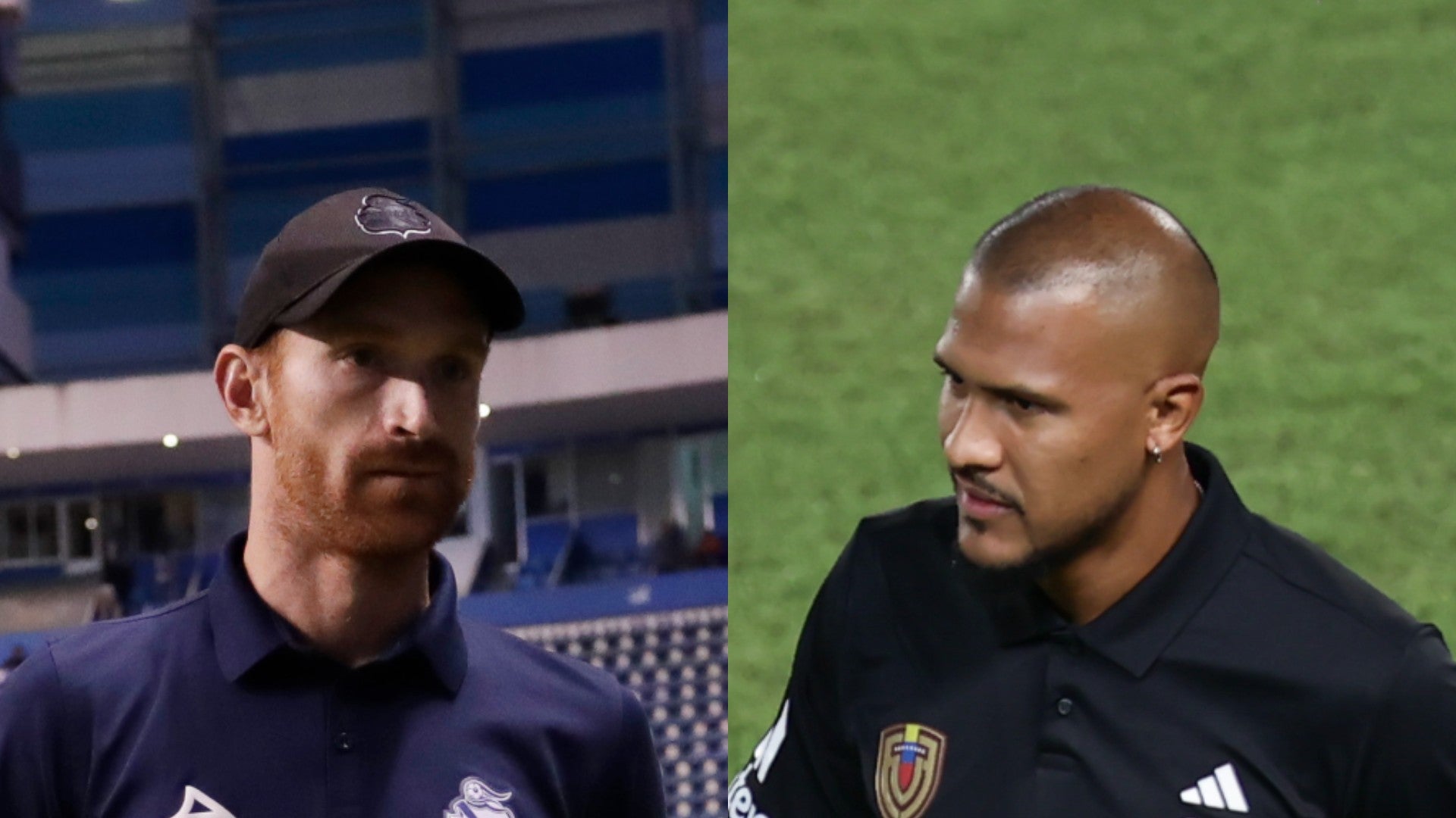 Fernando Aristeguieta, DT interino de la Vinotinto / Salomón Rondón, futbolista venezolano - Fotos: EFE