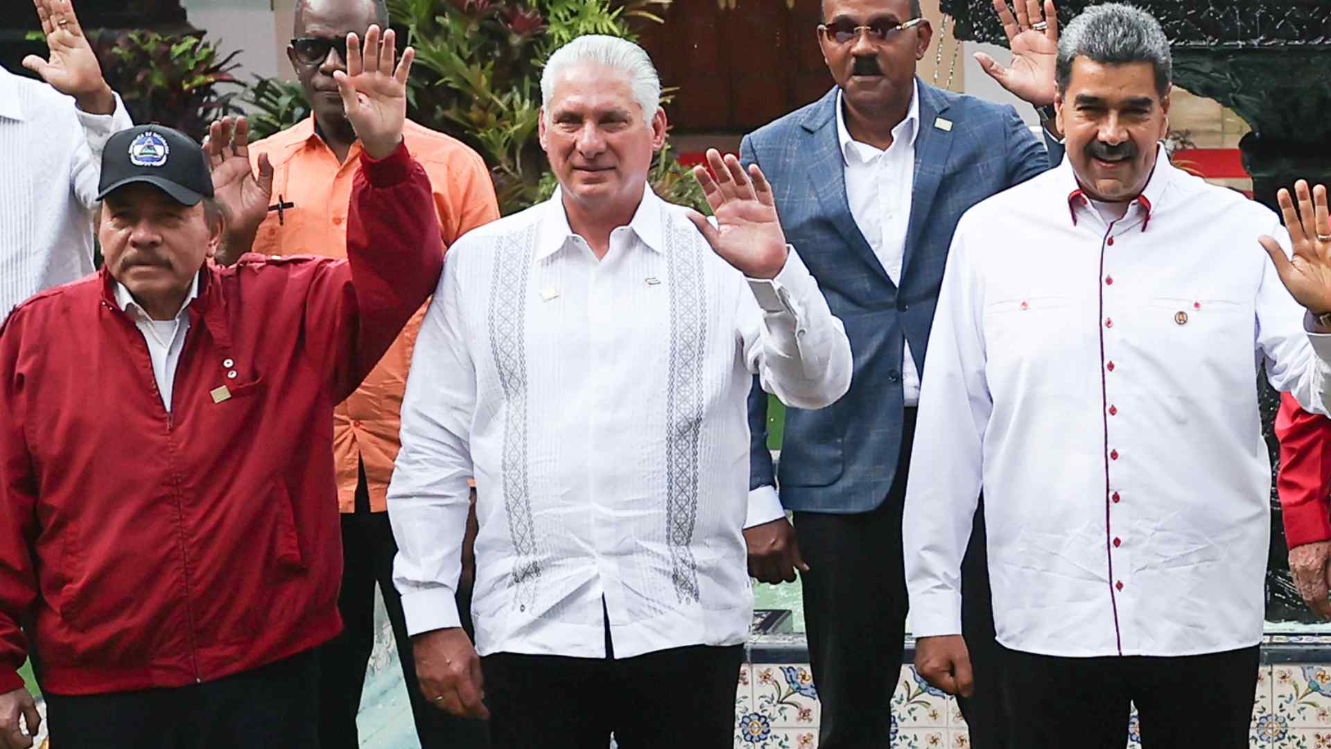 Daniel Ortega, Miguel Díaz-Canel y Nicolás Maduro - EFE