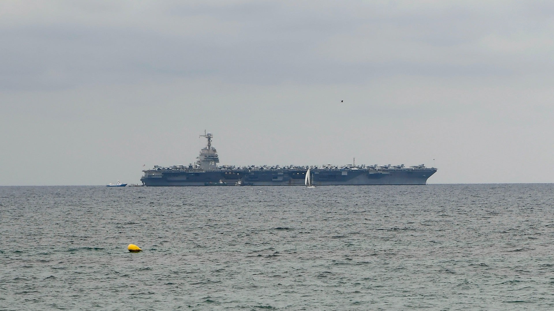 Portaviones USS Gerald R. Ford - Foto de referencia: EFE