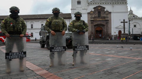 Fuerza terrestre de Ecuador. (EFE)