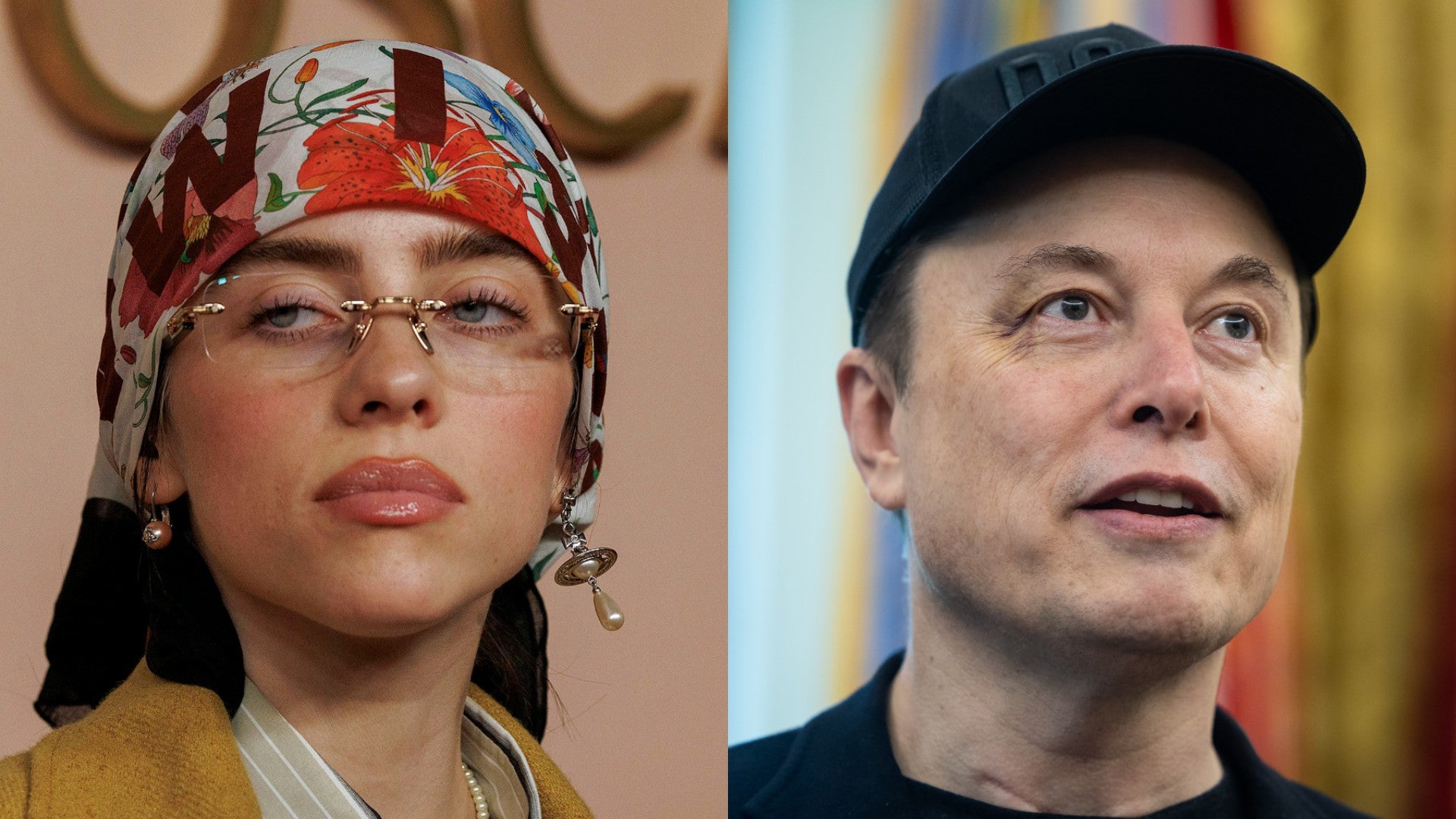 Billie Eilish y Elon Musk | Foto: EFE