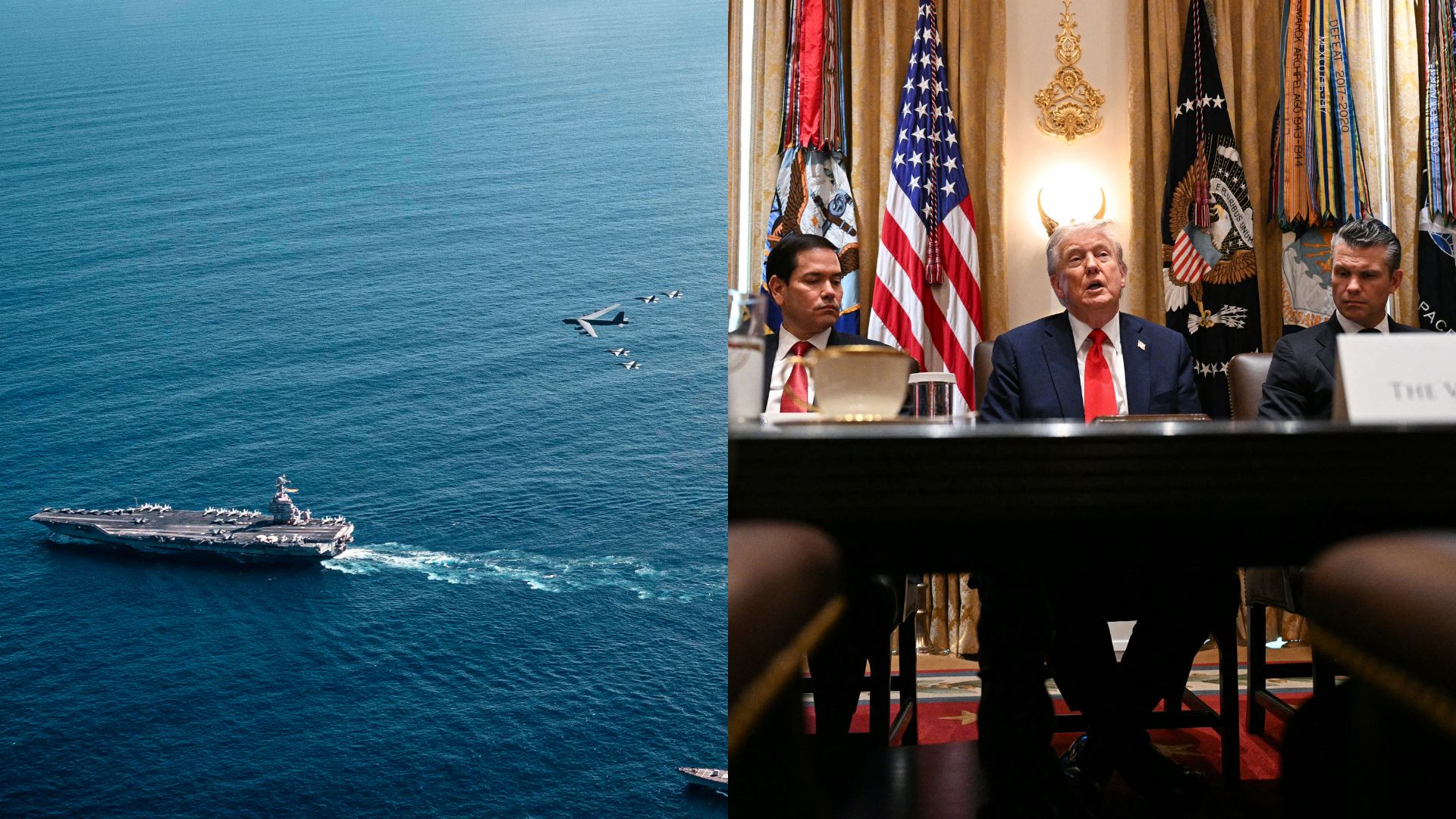 USS Gerald R. Ford - Donald Trump (AFP)