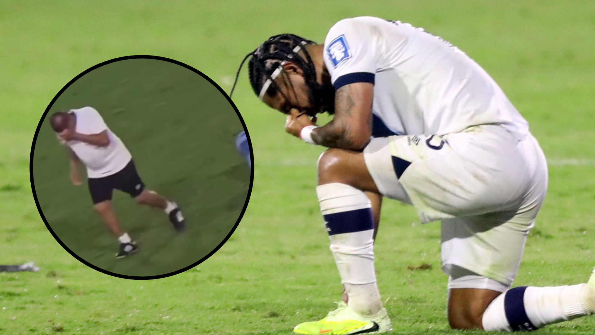 Utilero llora por la eliminación de Guatemala del Mundial EFE